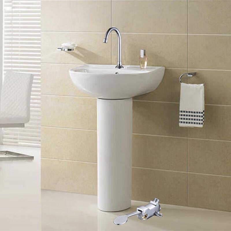 Foot-Operated Basin Delay Valve
