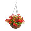 Hanging Baskets Flower Basket 1.75m/5.74ft 2m/6.5ft Cloth Metal Metal Hooks Plastic Realistic Display High Quality