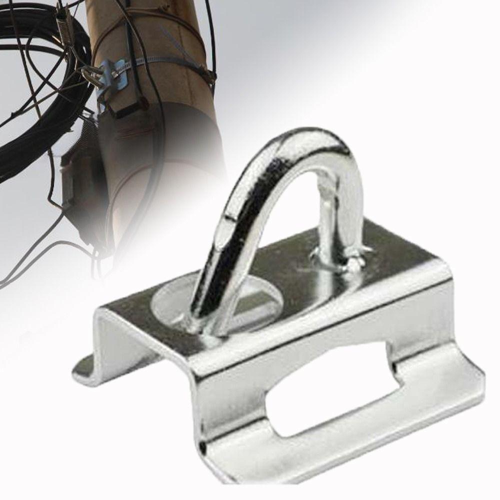 Durable C Type FTTH C Clamp Hoop Fastening Steel Fiber Retractor Fixed Pulling Hook