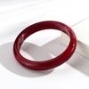 New Colorful Thin Round Acrylic Bangles for Women Boho Fashion Resin Circle Stackable Bracelets Statement Wrist Jewelry Gifts