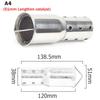 51mm*38mm Universal Motorcycle Exhaust Muffler Catalyst DB Killer Silencer Noise Sound Eliminator for Akrapovic for SC