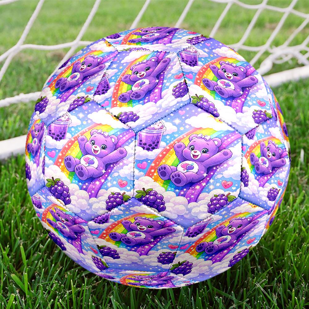Bear Theme Size 5 Soccer Ball, Suitable for Both Indoor and Outdoor Matches, a Gift Suitable for Everyone.