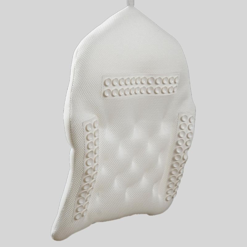 Waterproof Bathtub Neck Cushion Soft Headrest For Relaxation Fit All Size Easy Setups Spa Massage Accessory Polyester