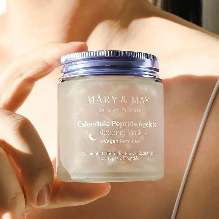Marien May Vegan Calendula Peptide Ageless Sleeping Mask 110g