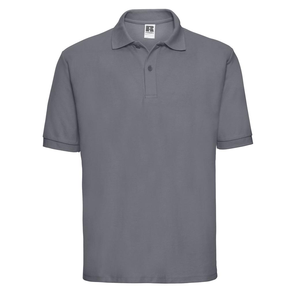 Russell Mens Polycotton Pique Polo Shirt