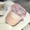 Hat Women's Baseball Cap Versatile Flower Cap Spring and Summer Breathable Sun Hat Korean Version