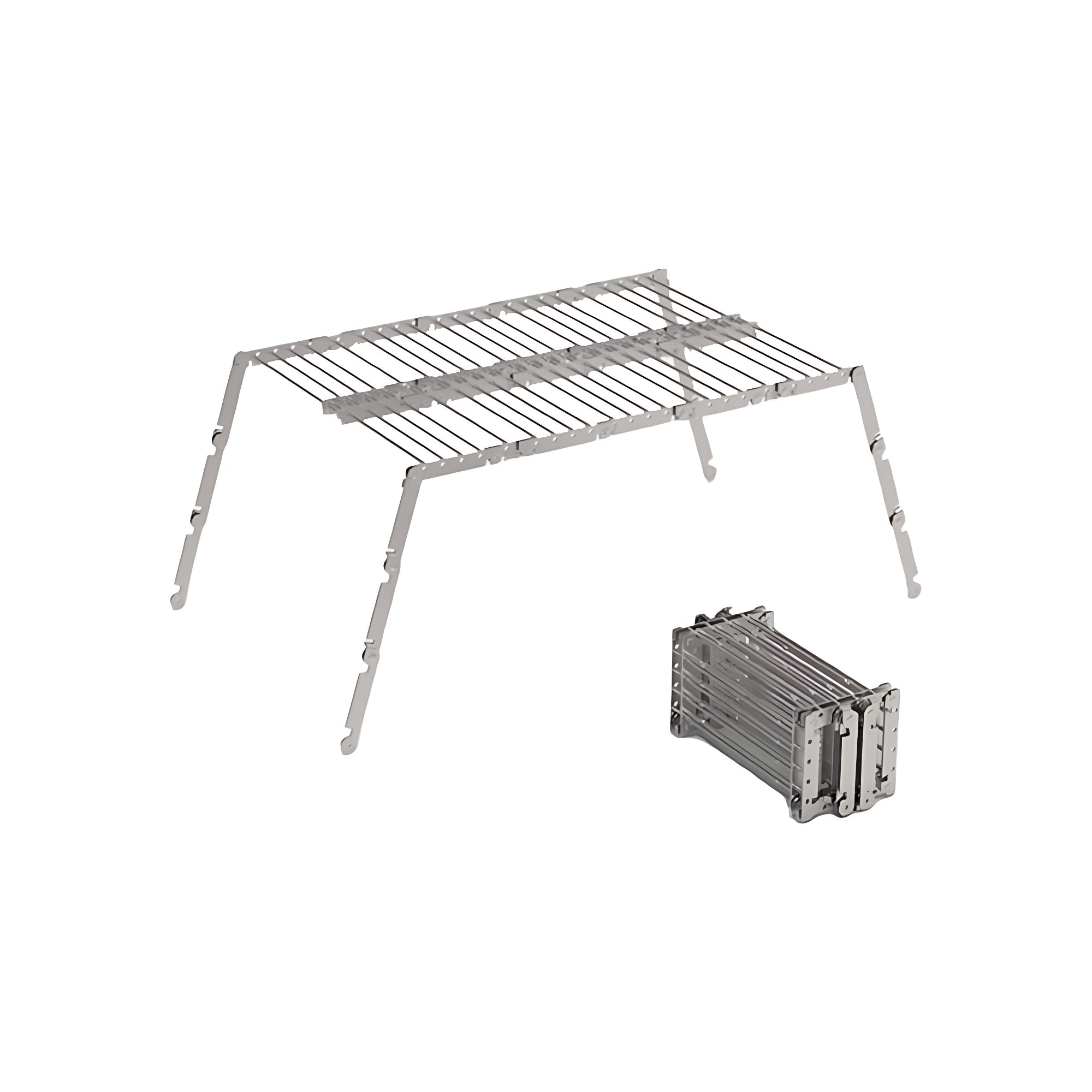 

Трансформирующееся снаряжение 4-в-1: Маленькая большая подставка, гриль, жаровня и мини-столик. Все в одном. Складной мини-коврик для бушкрафта, для улицы, прочный