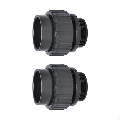 2 Pieces Pool Pump Fittings Connector Joint Universal Adapter Fitting