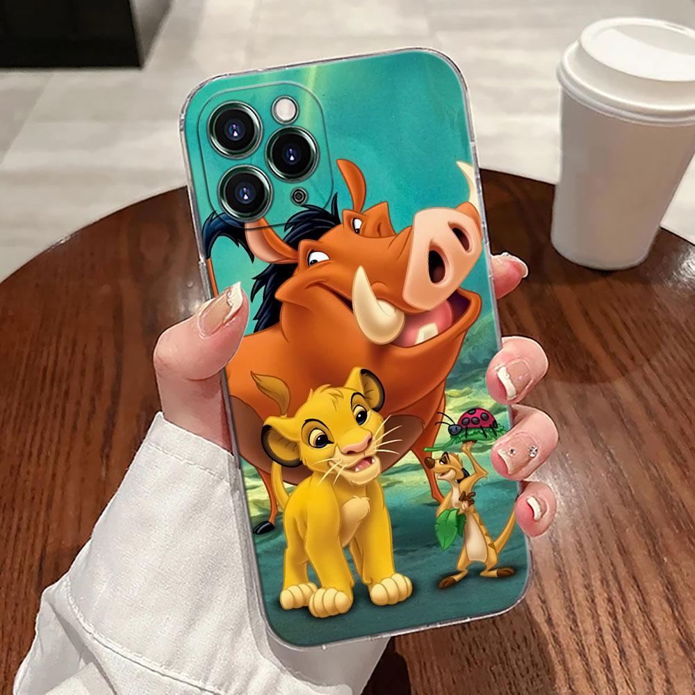 The Lion King HAKUNA MATATA Transparent Phone Case For iPhone 17 Pro Max 17E 11 12 13 14 15 16 Pro Max Plus 17 Air 16E 7 X Cover