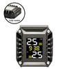 E-ACE Motorrad Reifendruckkontrolle TPMS Digitalanzeige Extern Motorrad Sicherheitsalarm Drahtloser Reifendruckdetektor