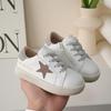 XSHX "Stars Dirty Bottom" Children's Board Shoes Spring and Autumn Boys and Girls Little White Shoes 2329