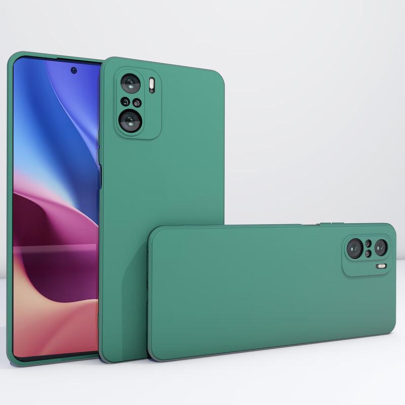HotFire Phone Case for Xiaomi Redmi K40, Protective Cover for Xiaomi Redmi K40/Pro/K40Pro+, Upgraded Lens Anti-Drop Matte Soft Silicone Case And Wome
