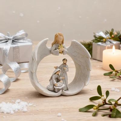 Gebetsengel Kleine Statue Hausdekoration, Geburt Jesu Dekoration, Weihnachts- und Erntedankfest Geschenk