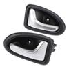 1 Pair Interior Door Handle 7700432708 Left Right Chrome Plated Inside Car Door Handle for CLIO II 1998‑2007