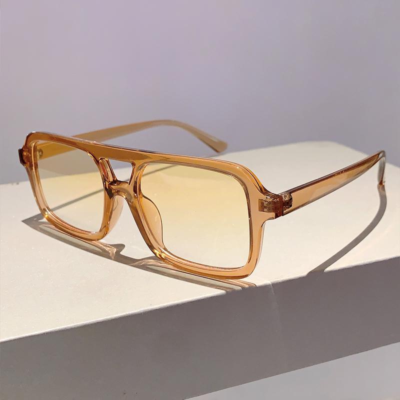 KAMMPT Vintage Sunglasses 2024 New Classic Double Bridge Outdoor Men Shades Stylish Retro Multicolor Brand Design Women Eyewear
