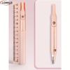 2pcs 3-in-1 Multifunctional Compass Ruler, with Pencil Lead, Math Geometry Tools Circle Student Stationery Supplies, Multifunctional Compass