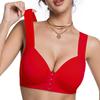 Plus Size Front Closure Sports Bra For Women Push Up Comfortable Seamless