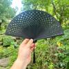 Dream Lotus Mini Japanese-Style Handheld Full Bamboo Fan Hanfu Mamian Skirt Dance Qipao Portable Folding Fan Girl Group Folding Fan