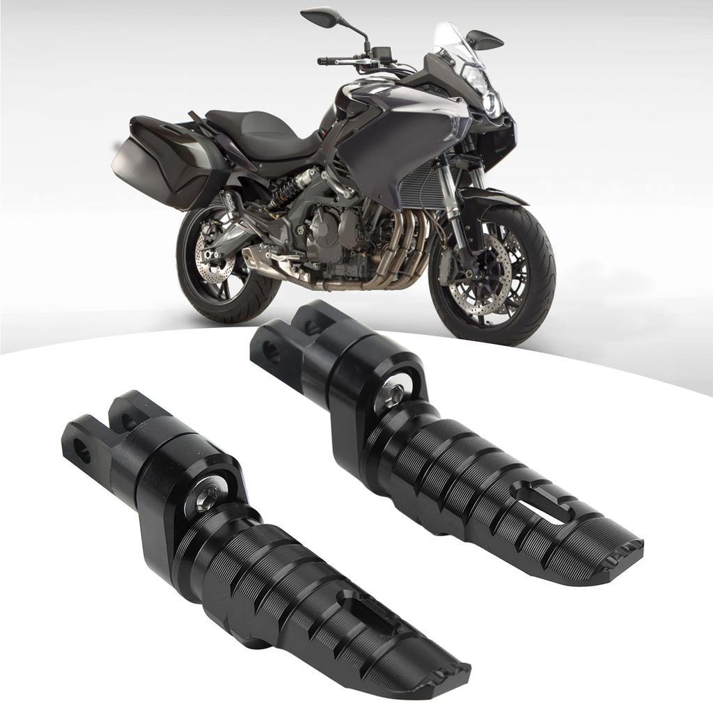 Motorcycle Front Foot Peg T6063 Aluminum Alloy Driver Footrest Pedal Bracket Replacement for BN302S