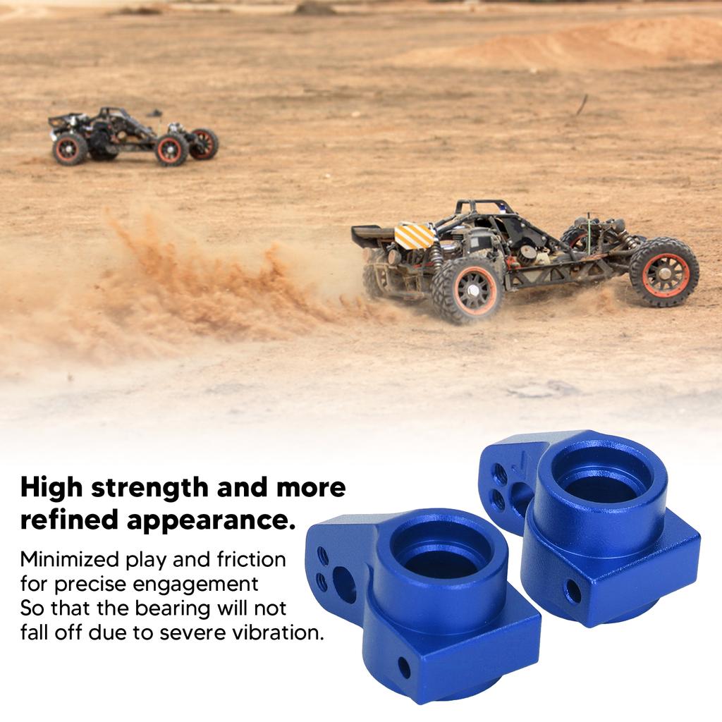 Rear Axle Seat Aluminum Alloy RC Left and Right Rear Knuckle Arm Hub Carrier Set for LOSI 1Celsius10 22S 2  RC Cars