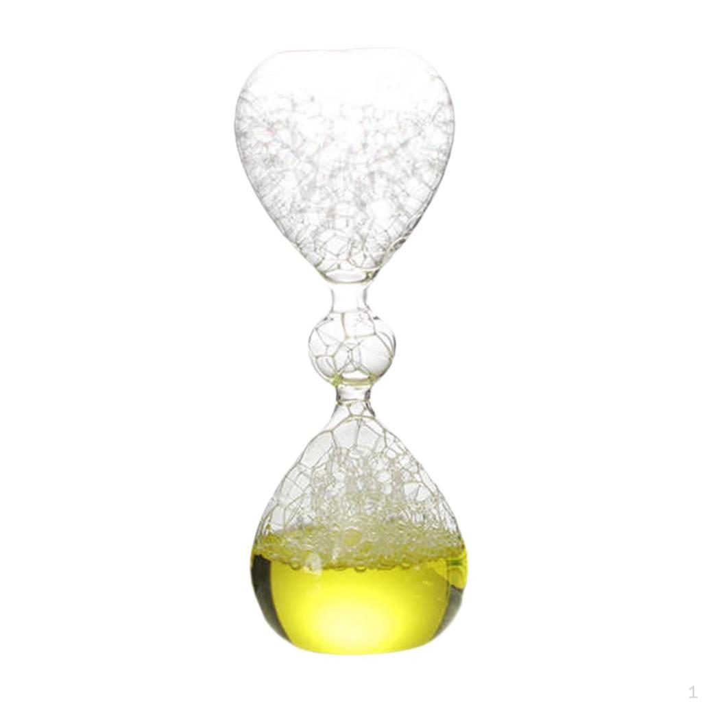 Bobleglass Timer Flytende Bevegelse Timeglass Hjem Aksent Unik Kunst
