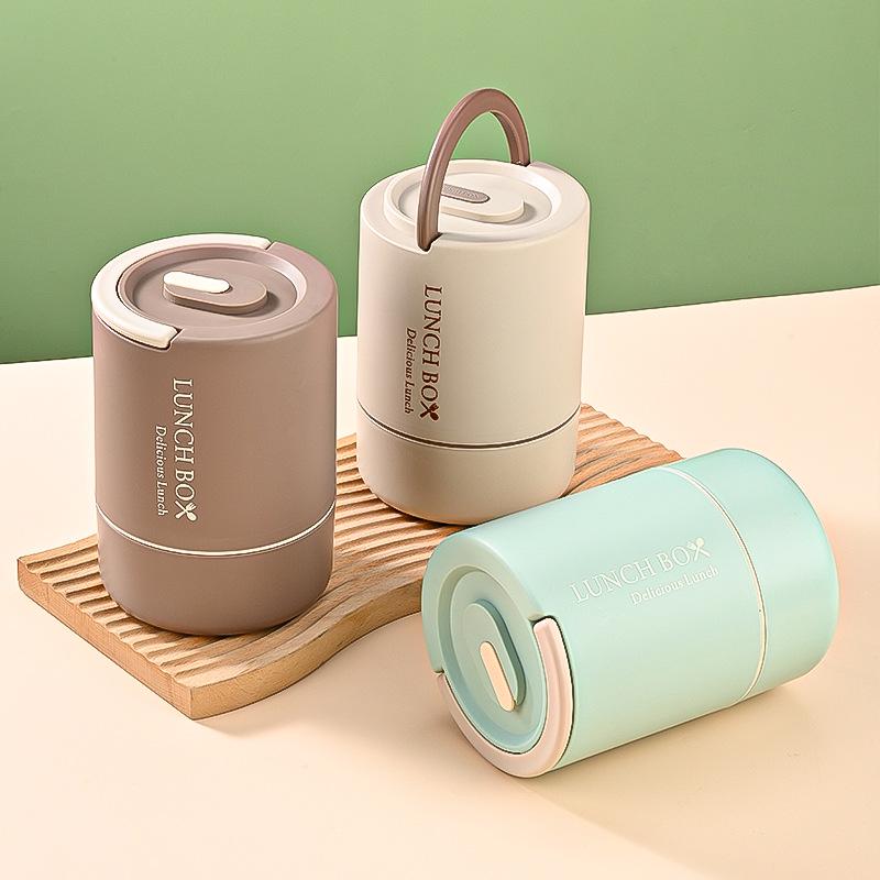 304 Stainless Steel Multi-layer Insulated Lunch Box - Portable Bento for Office Workers & Students