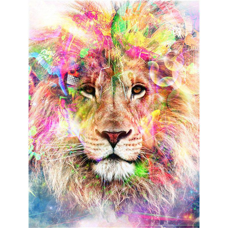 

DIY Алмазная картина Животные Вышивка крестом Полный круглый дрель Алмазная вышивка Продажа Домашний декор стены Full Round 20x25CM