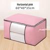 Large Capacity Thickened Non-Woven Quilt and Blanket Storage Bag - Horizontal/Vertical Clothes Organizer
