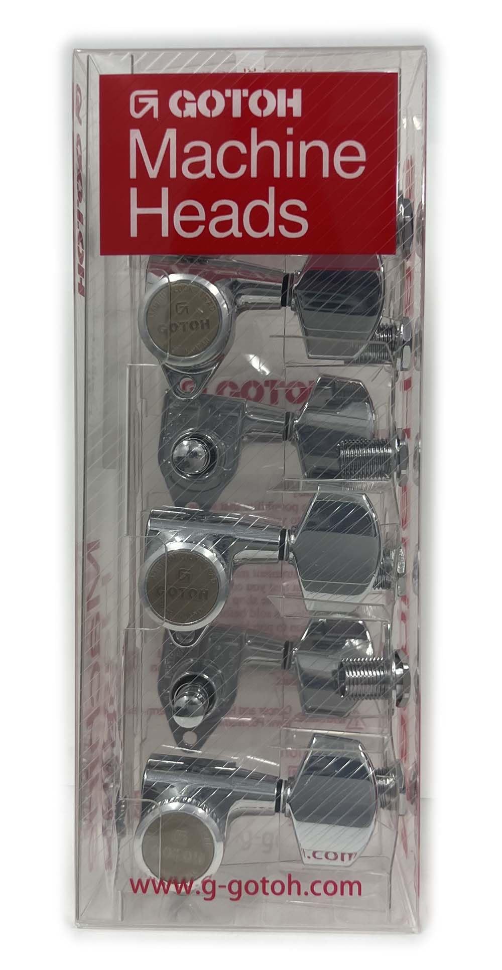 Колки GOTOH SG301-MG-T-01-L3R3-C для гитары, Хром, 05202CYTX/D