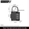Waterproof Rustproof Anti-theft Padlock for Suitcases, Lockers, Schoolbags, Bike Frames, Helmets, and Gym.
