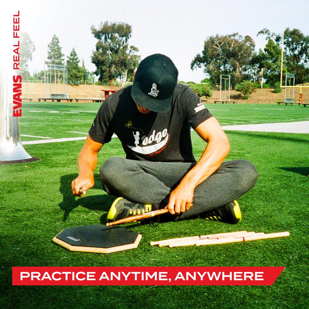 EVANS RealFeel Folding Bass Pedal Practice Pad RFBASS (for bass drum pedals) [Official Japanese Product]