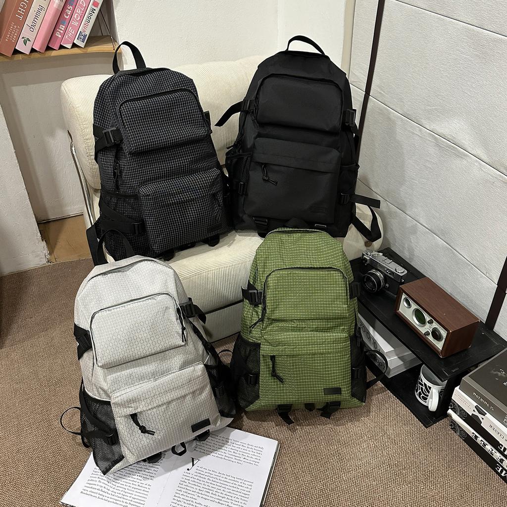Schultasche Japanischer Trend Funktioneller Rucksack Herrenrucksack Große Kapazität Reisetasche Große und Mittelschulstudent Schultasche Trendige Freizeittasche