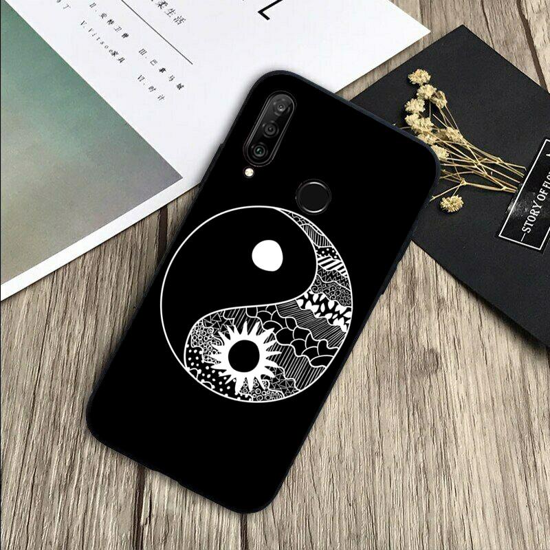 Eight Diagrams Taiji Yin Yang For Huawei Nova 11 9 10 SE Y70 Y60 Y90 Y61 Y91 Y73 Y72 12i 11i 8i P30 P40 Lite P60 Pro Case
