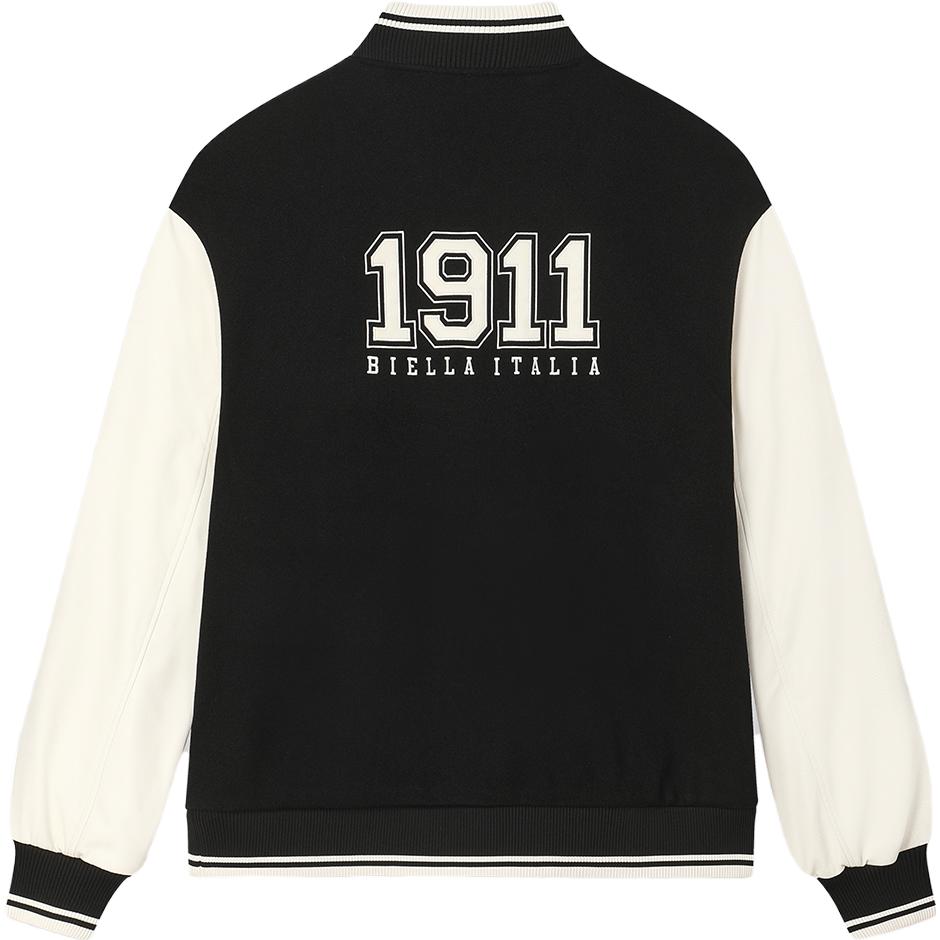 Fila 2023 Autumn New Woven Jacket Casual Loose New Snow Velvet Cotton Baseball Jacket Unisex Jackets Water-Milk-White F11U339702FIV