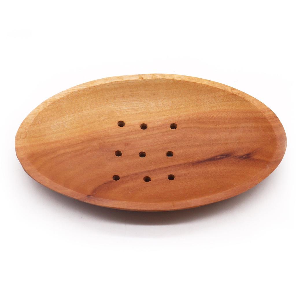 Soap Dish Mahogany Oval