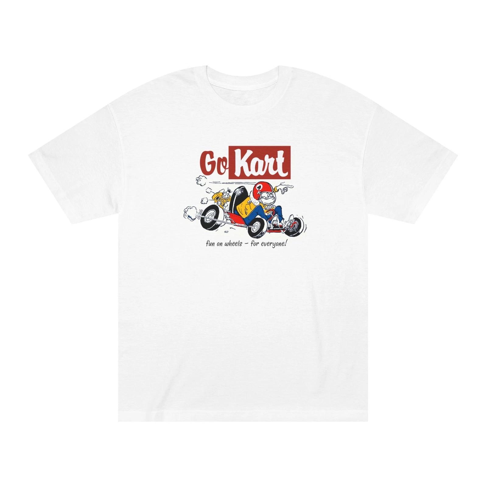 Vintage Go Kart Magazine Cartoon Racing tee | Graphic Fun Kart T-Shirt S