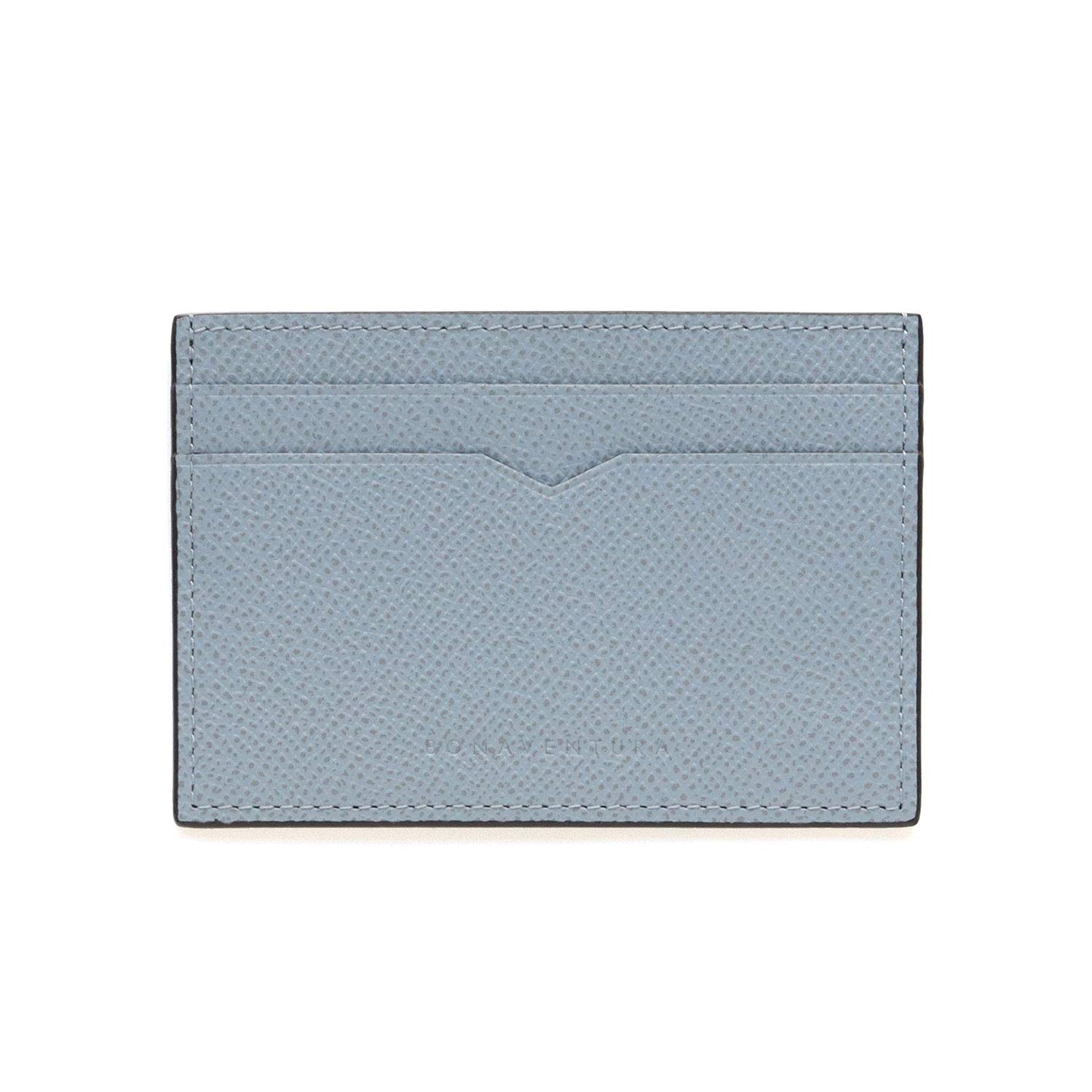 

Чехол для карт Bonaventura Noblessa Slim из итальянской натуральной кожи в подарок на празднование регистрации в новой жизни [BONAVENTURA] [Blue Lin] BWAN11-BN