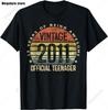 13. Geburtstag Spiel Level 13 Freigeschaltet Offizielles Teenager Gamer T-Shirt Unisex Damen Weich Bedruckte Kleidung Streetwear Grafik T-Shirts
