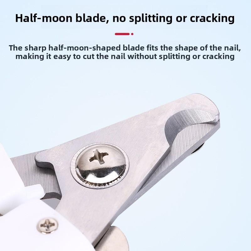 Dog Nail Clippers Cat Pet Nail Clippers with Sickle Small To Large Dog Nail Clipper Stainless Steel Grooming Scissor Grinder Set