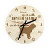 Boykin Spaniel, Swamp Poodle - Clock with Dog, Wooden Clock with Engraving, Personalised Clock by