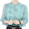 2026 Women's Spring/Summer Loose-Fit Belly-Covering Top for Middle-Aged Mothers - Elegant Casual 3/4 Sleeve Shirt