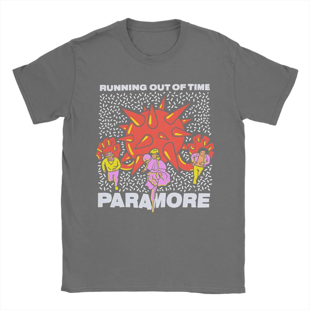 Leisure Paramore Band TShirts Men O Neck Cotton T Shirt  Short Sleeve Tee Shirt Big Size Clothes