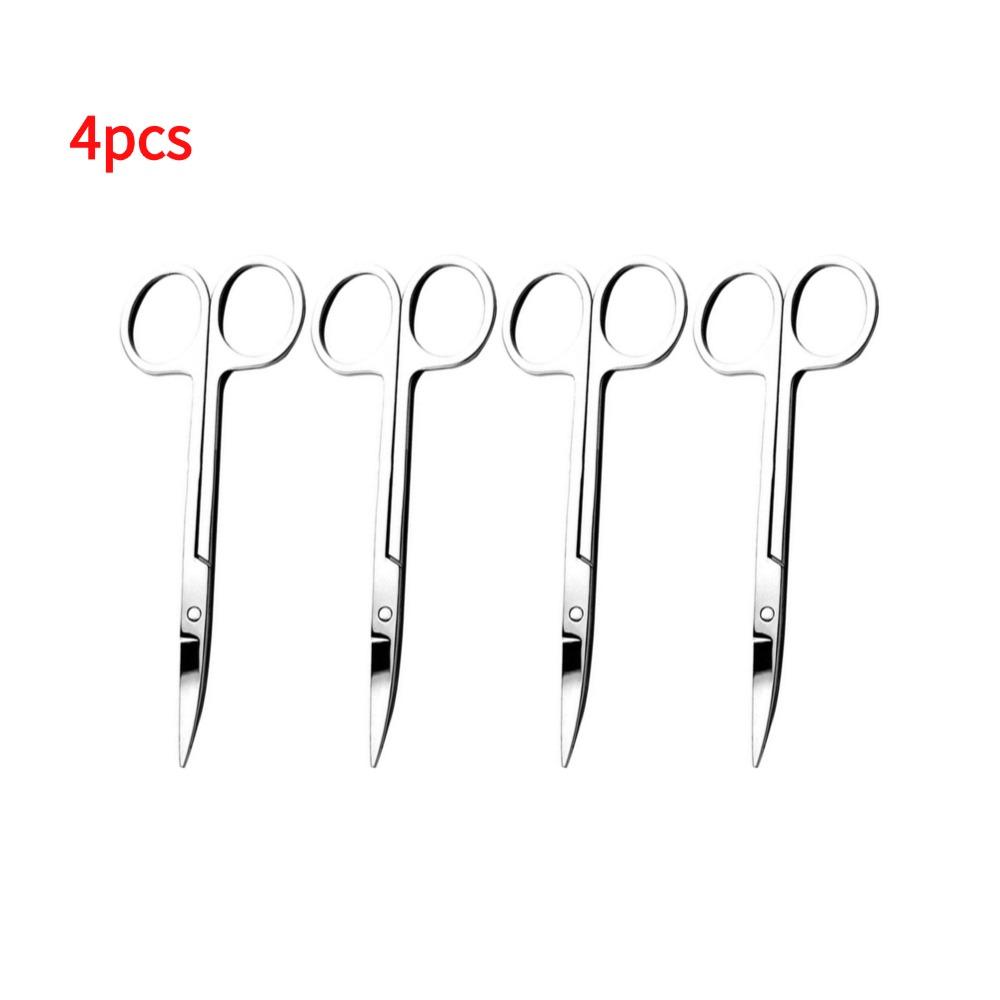 Small Stainless Steel Scissors For Nails Eyebrow Nose Hair Scissors Facial Trimmers Grooming for Facial Hair Eyebrow Haircut