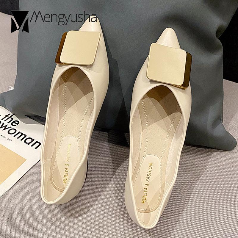 Весенние туфли женские дизайнерские кожаные туфли на плоской подошве женские лоферы — фото 3