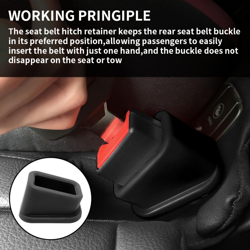 Car Seat Belt Buckle Cover EVA Anti Scratch Seatbelt Button Protector Seat Belt Protection Cover Auto Accessories Auto Interior