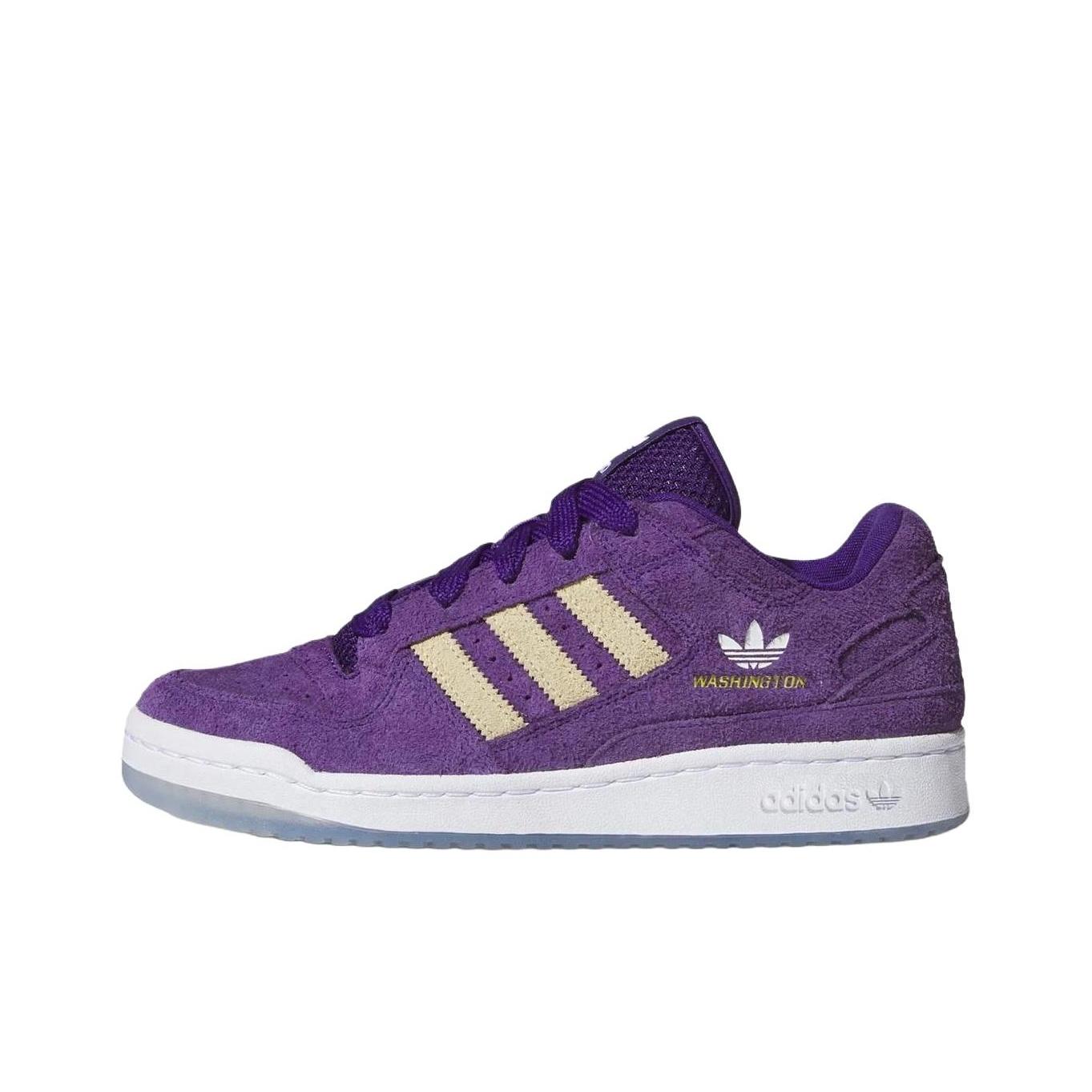 

NCAA x adidas Forum Low Washington 2025 Men Sneakers Purple Cream White HQ7474 42