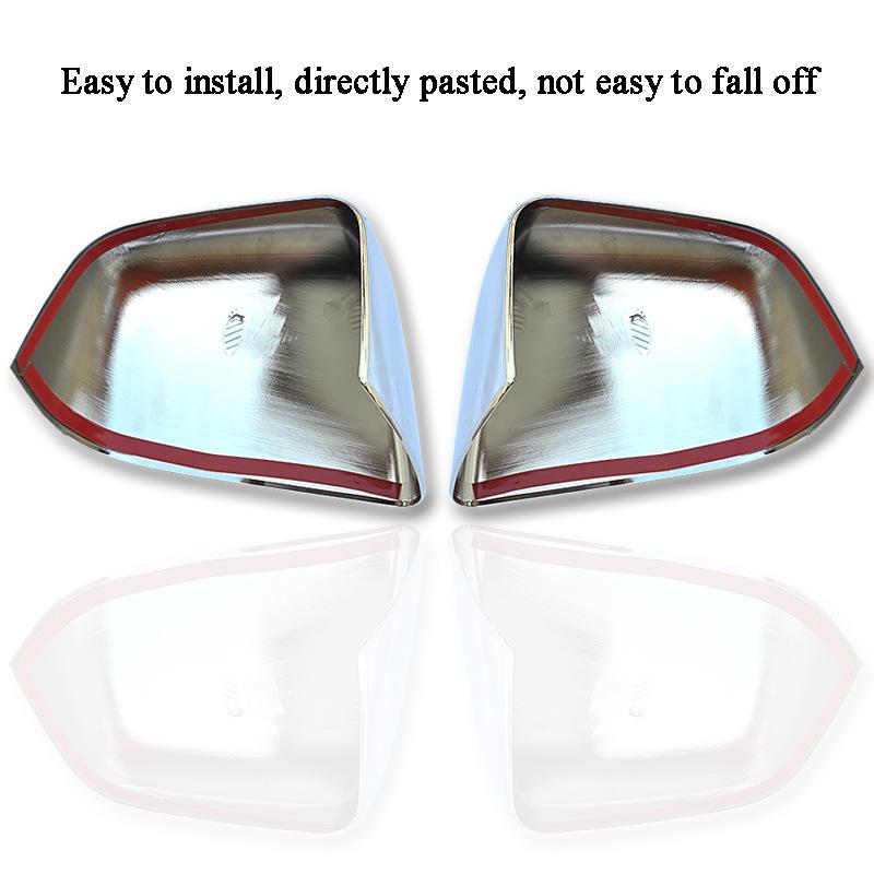 Tesla Model Y Electroplated Rearview Mirror Protective Cover