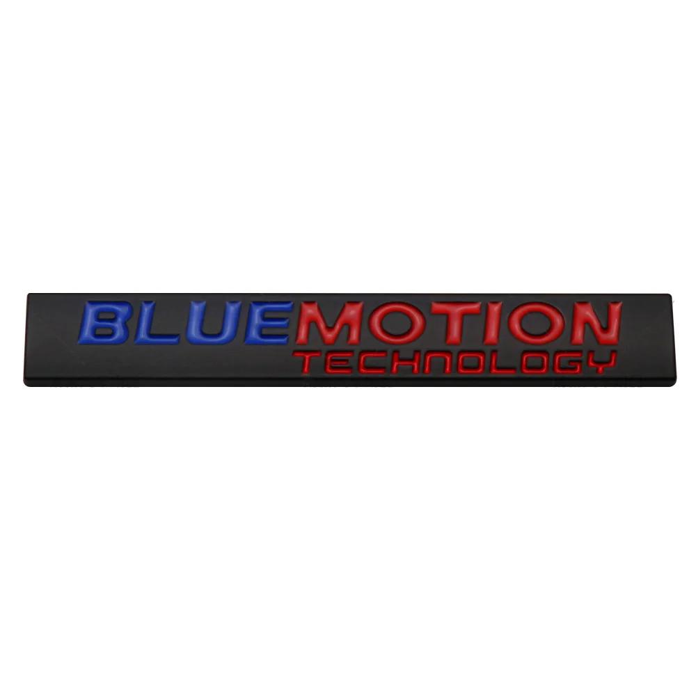 AABIO1 Metal BLUEMOTION Car Fender Side Badge Rear Trunk Emblem Sticker for Volkswagen VW Tiguan Polo Bora Golf Passat Jetta Touareg