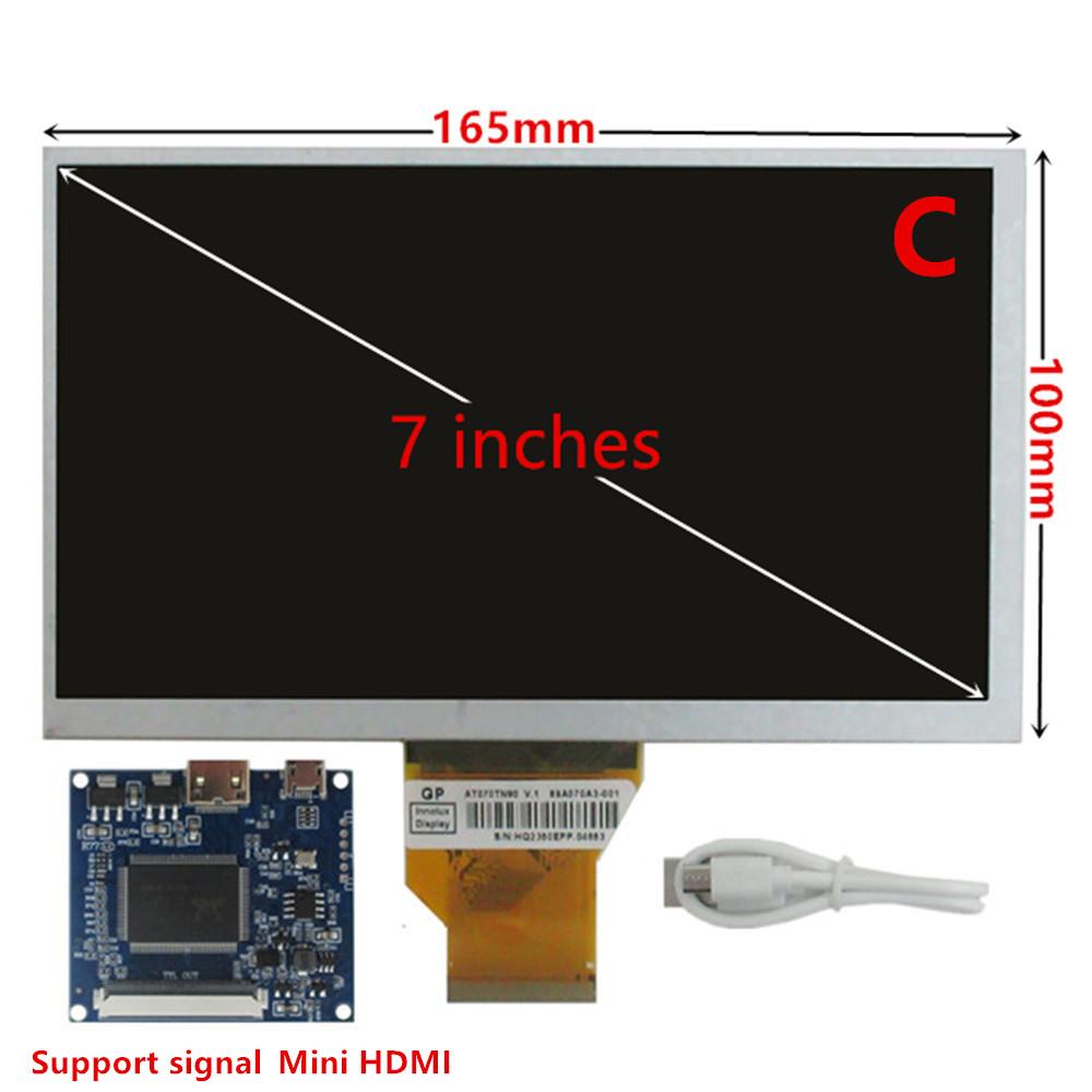 7-inch AT070TN90/92 LCD Display Screen HDMI Driver Control Board,multipurpose Portable monitor,Raspberry Pi/Banana/Orange Pi Computer Secondary Screen