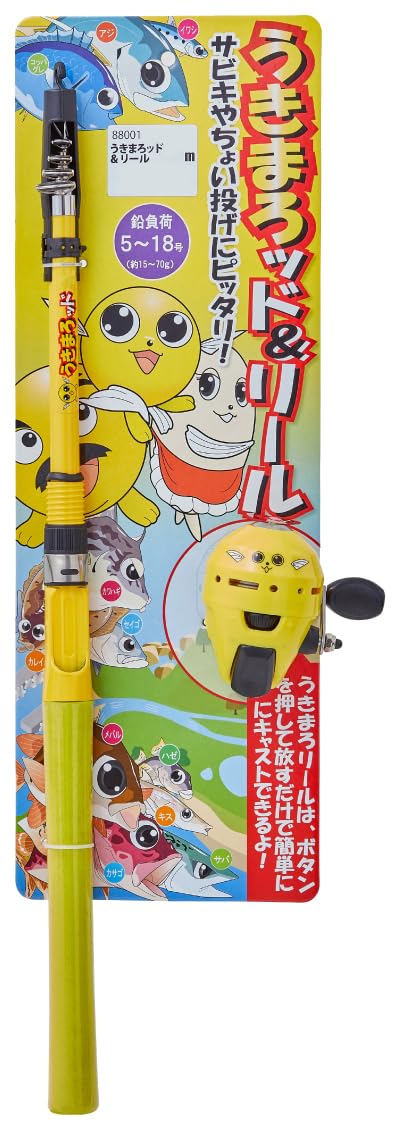 Удилище и катушка Gamakatsu Ukimaro 1,8 м